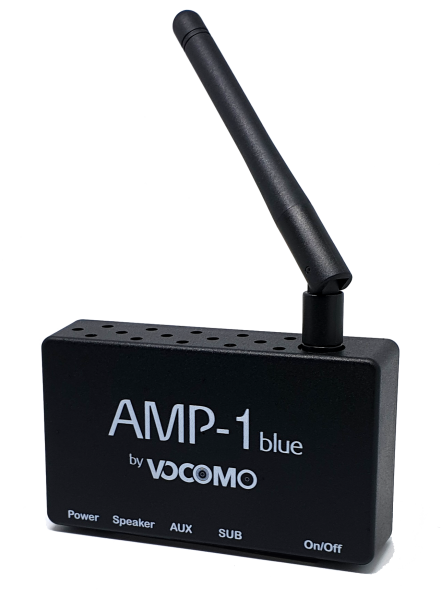 AMP-1 blue - Bluetooth TWS Verstärker (Paar)